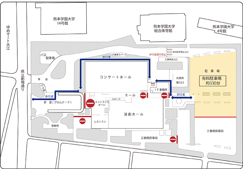 工事通路周辺地図